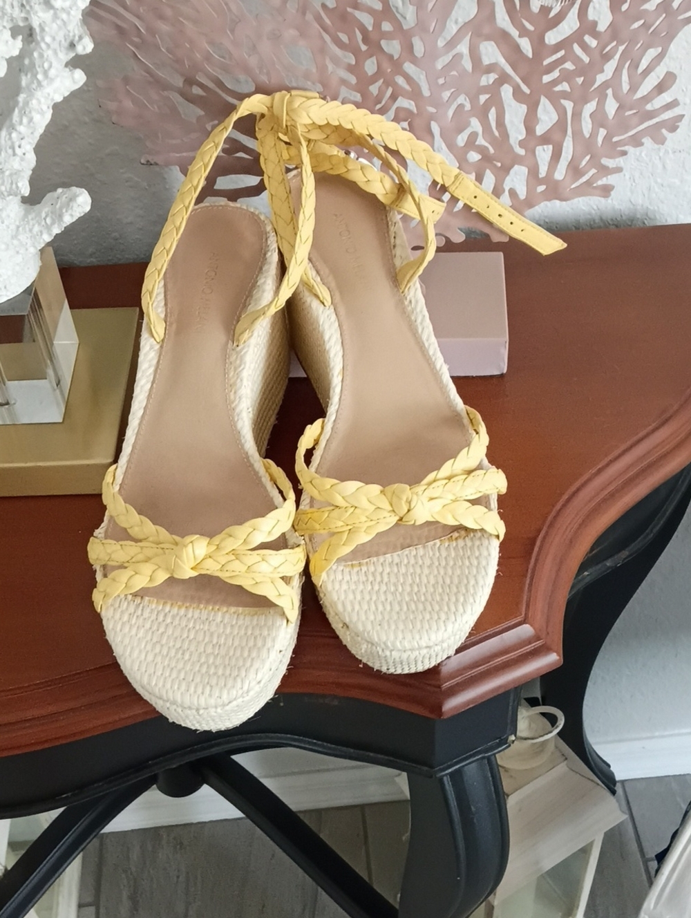 Antonio Melani Braided Espadrille Wedge Sandals - Women